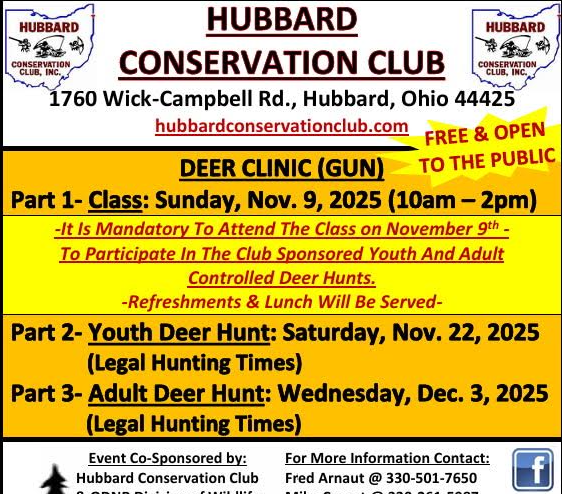 2025 Deer Clinic and Hunts