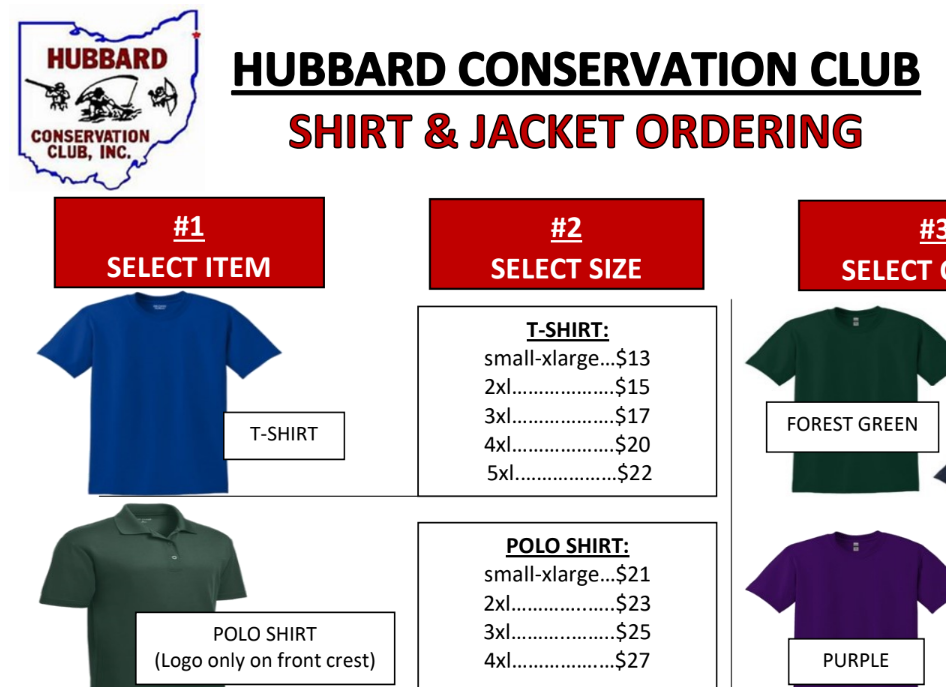 HCC Shirts Order Form
